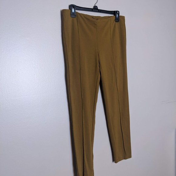 😍Zac & Rachel Mustard Yellow Pointe Leggings - Size Medium - Picture 2 of 10